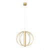 Suspension Redo Moss, metal, matt gold, dimmable, LED, 41W, 2721 lumens, warm white 3000K, D.50 cm