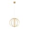 Suspension Redo Moss, metal, matt gold, dimmable, LED, 41W, 2721 lumens, warm white 3000K, D.50 cm