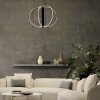 Suspension Redo Moss, metal, sand black, dimmable, LED, 41W, 2721 lumens, warm white 3000K, D.50 cm