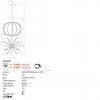 Suspension Redo Moss, metal, sand black, dimmable, LED, 72W, 4649 lumens, warm white 3000K, D.70 cm