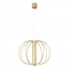 Suspension Redo Moss, metal, matt gold, dimmable, LED, 72W, 4649 lumens, warm white 3000K, D.70 cm