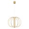 Suspension Redo Moss, metal, matt gold, dimmable, LED, 72W, 4649 lumens, warm white 3000K, D.70 cm