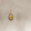 Wall lamp Redo Drill, metal, aged gold, LED, 8W, 530 lumens, warm white 3000K, H.22 cm