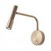 Wall lamp Redo Drill, metal, antique bronze, LED, 8W, 530 lumens, warm white 3000K, H.22 cm