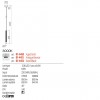 Suspension Redo Drill, metal, sand balck/aged gold, LED, 8,5W, 640 lumens, warm white 3000K, D.3 cm