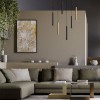 Suspension Redo Drill, metal, sand balck/brown bronze, LED, 8,5W, 640 lumens, warm white 3000K, D.3 cm