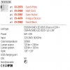 Wall lamp Redo Quda, metal, antique bronze, LED, 6W + 3W, 465 lumens, warm white 3000K, H.18 cm