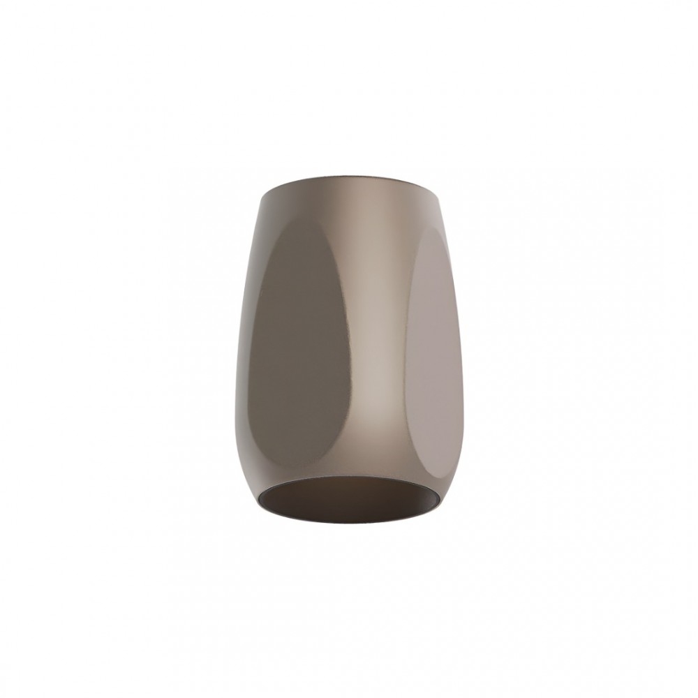Ceiling lamp Redo Crisp, metal, silver coffee, LED CCT, 10,5W, 562 lumens, warm white 2700K/3000K, H.9 cm