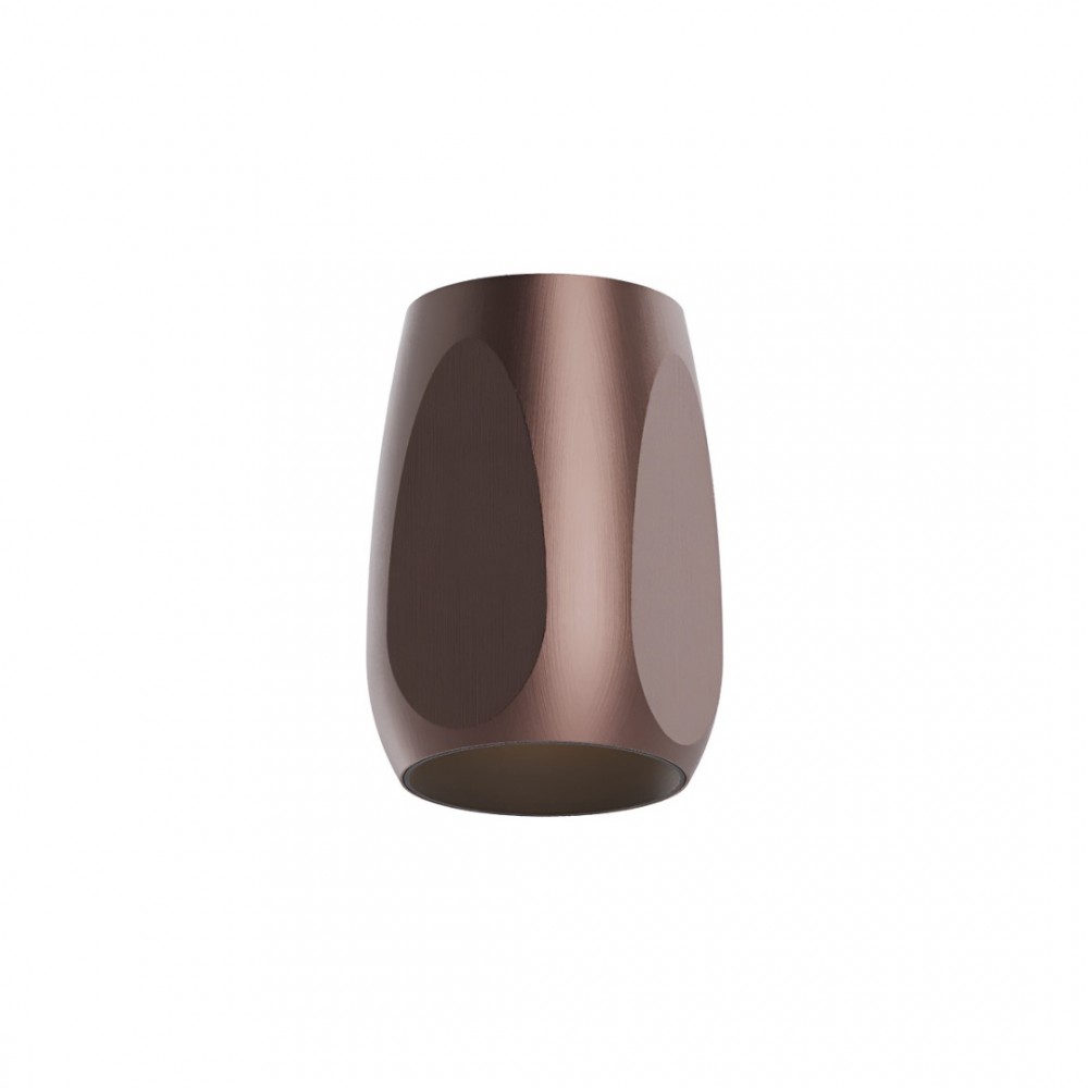 Ceiling lamp Redo Crisp, metal, brushed brown, LED CCT, 10,5W, 562 lumens, warm white 2700K/3000K, H.9 cm