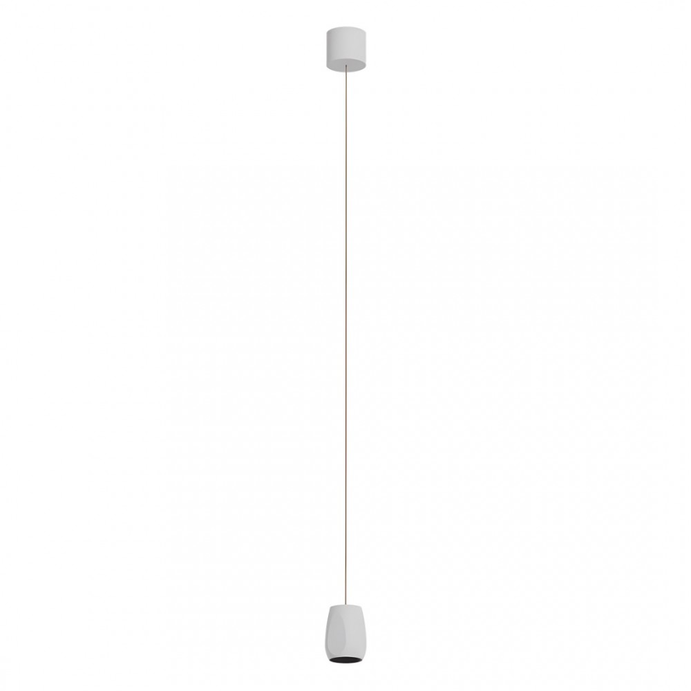 Suspension Redo Crisp, metal, sand white, LED CCT, 10,5W, 562 lumens, warm white 2700K/3000K, D.7 cm