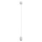 Suspension Redo Crisp, metal, sand white, LED CCT, 10,5W, 562 lumens, warm white 2700K/3000K, D.7 cm