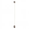Suspension Redo Crisp, metal, silver coffee, LED CCT, 10,5W, 562 lumens, warm white 2700K/3000K, D.7 cm