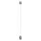 Suspension Redo Crisp, metal, silver coffee, LED CCT, 10,5W, 562 lumens, warm white 2700K/3000K, D.7 cm