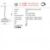 Suspension Redo Ondula, metal, glass, matt coffee/amber, dimmable, LED CCT, 20W, 1984 lumens, warm white 2700K/3000K, D.41 cm