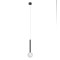 Pendant lamp Redo Bolla, metal, glass, sand black, LED, 8W, 603 lumens, warm white 2700K/3000K, D.12 cm