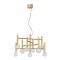 Pendant lamp Redo Bolla, metal, glass, matt gold, LED CCT, 42W, 3212 lumens, warm white 2700K/3000K, D.65 cm