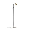 Floor lamp Redo Rolf, metal, sand black/matt gold, 1XGU10, H.140 cm