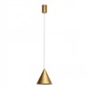 Suspension Redo Konos, metal, antique brass, dimmable, LED, 10W, 522 lumens, warm white 3000K, D.18 cm