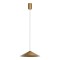 Suspension Redo Konos, metal, antique brass, dimmable, LED, 10W, 550 lumens, warm white 3000K, D.30 cm