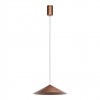 Suspension Redo Konos, metal, antique copper, dimmable, LED, 10W, 550 lumens, warm white 3000K, D.30 cm