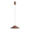 Suspension Redo Konos, metal, antique copper, dimmable, LED, 10W, 550 lumens, warm white 3000K, D.30 cm