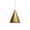 Suspension Redo Konos, metal, antique brass, 1XE27, D.35 cm
