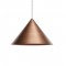 Suspension Redo Konos, metal, antique copper, 1XE27, D.55 cm