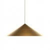 Suspension Redo Konos, metal, antique brass, 1XE27, D.75 cm