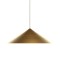 Suspension Redo Konos, metal, antique brass, 1XE27, D.75 cm