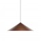 Suspension Redo Konos, metal, antique copper, 1XE27, D.75 cm