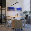 Suspension Redo Cityline, metal, sand black/silver coffee, LED CCT, 35W, 2155 lumens, 3000K/4000K, L.150 cm