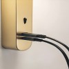 Wall lamp Redo Sades, metal, matt gold, LED, 6W, 400 lumens, warm white 3000K, H.26 cm