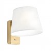 Wall lamp Redo Nemia, metal, matt gold, 1XE27, H.20 cm