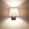 Wall lamp Redo Nemia, metal, matt black, 1XE27, H.20 cm