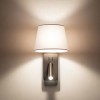 Wall lamp Redo Nemia, metal, antique bronze, E27+LED, 15W, 160 lumens, warm white 3000K, H.32 cm