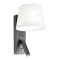 Wall lamp Redo Nemia, metal, matt black, E27+LED, 15W, 160 lumens, warm white 3000K, H.32 cm