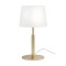 Table lamp Redo Nemia, metal, matt gold, 1XE27, H.41 cm