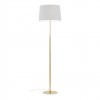 Floor lamp Redo Nemia, metal, matt gold, 1XE27, H.170 cm