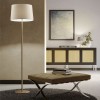 Floor lamp Redo Nemia, metal, matt gold, 1XE27, H.170 cm