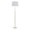 Floor lamp Redo Nemia, metal, matt gold, 1XE27, H.170 cm