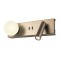 Wall lamp Redo Norma, metal, antique bronze, LED, 5W+3W, 450 lumens, warm white 3000K, L.28 cm