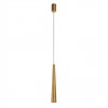 Suspension Redo Botera, metal, antique brass, dimmable, LED, 10W, 750 lumens, warm white 3000K, D.5 cm