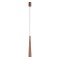Suspension Redo Botera, metal, antique copper, dimmable, LED, 10W, 750 lumens, warm white 3000K, D.5 cm