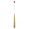 Suspension Redo Botera, metal, antique brass, dimmable, LED, 10W, 770 lumens, warm white 3000K, D.7 cm
