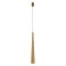Suspension Redo Botera, metal, antique brass, dimmable, LED, 10W, 770 lumens, warm white 3000K, D.7 cm