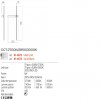 Wall lamp Redo Tangent, metal, matt gold, LED CCT, 6W, 580 lumens, 2700K/2850K/3000K, H.73 cm