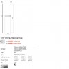 Wall lamp Redo Tangent, metal, matt gold, LED CCT, 9W, 860 lumens, 2700K/2850K/3000K, H.103 cm
