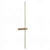 Wall lamp Redo Tangent, metal, matt gold, LED CCT, 9W, 860 lumens, 2700K/2850K/3000K, H.103 cm