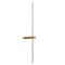 Wall lamp Redo Tangent, metal, matt gold, LED CCT, 9W, 860 lumens, 2700K/2850K/3000K, H.103 cm