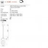 Suspension Redo Ethos, metal, glass, sand black, LED CCT, 9W, 668 lumens, warm white 2700K/3000K, D.15 cm